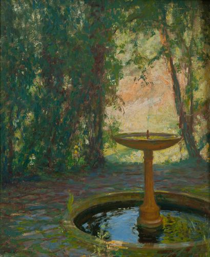 Octave GUILLONNET (1872-1967)
Fontaine dans...