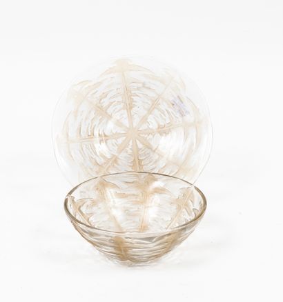 RENÉ LALIQUE, FRANCE
Assiette à glace et...