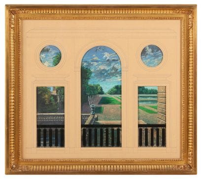 Ecole du XXème siècle
Le parc du château,...