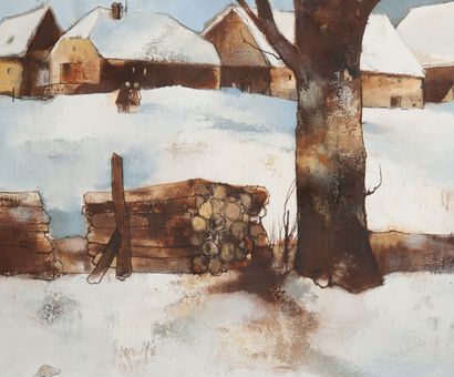 Jean-Claude BOURGEOIS (1932-2011)
Le village...