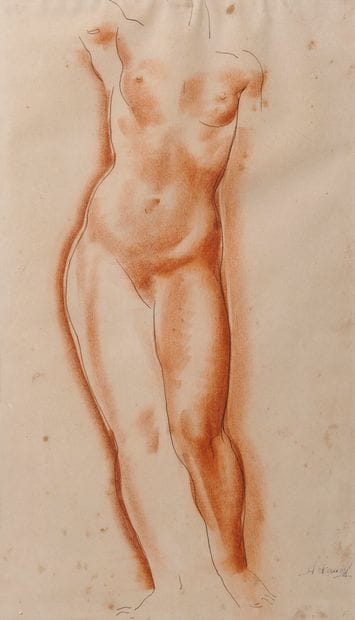 Georges ARTEMOFF (1892-1965)
Etude de femme.

Encre...