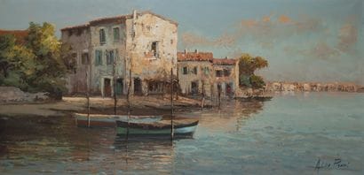 Aldo PISANI (XX),
Les Martigues.

Huile sur...