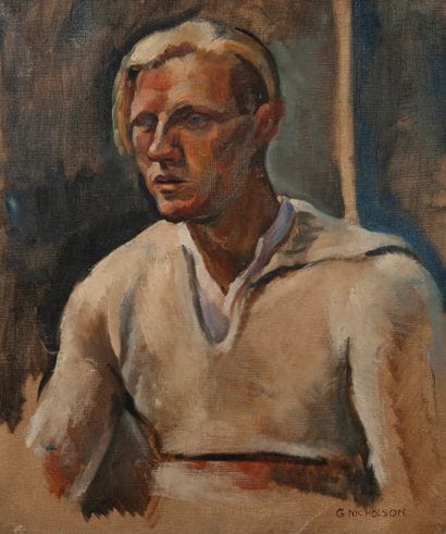 George NICHOLSON (XXème siècle) 
Portrait...