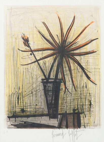 Bernard BUFFET (1928-1999)
Fleurs dans un...