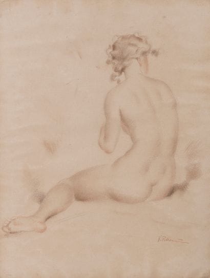 Vladimir ROZMAINSKI (1885-1943)
Nu de dos....