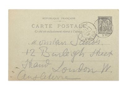 Henri de TOULOUSE-LAUTREC (1864-1901)
Autograph...