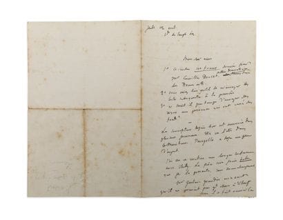 Gustave FLAUBERT (1821-1880)
Autograph letter...