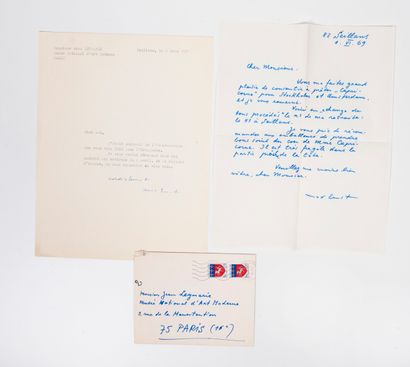 Max ERNST (1891-1976)
Autograph letter signed...