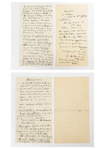 Jean-Michel ATLAN (1913-1960)
Autograph letter...