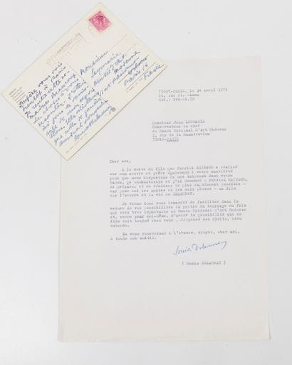 Sonia DELAUNAY-TERK (1885-1979)
Typed letter...