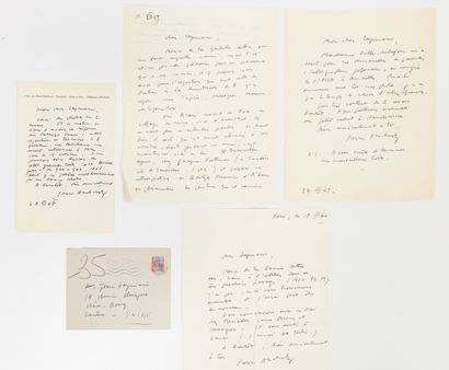 Pierre ALECHINSKY (1927)
4 autograph letters...