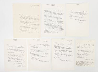 ZAO WOU-KI (1921-2013)
7 autograph letters...