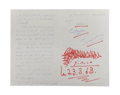 Pablo PICASSO (1881-1973) & Divers
Autograph...