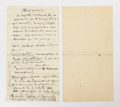 Jean-Michel ATLAN (1913-1960)
Autograph letter...