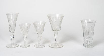 SAINT-LOUIS
Part of cut crystal glass service...