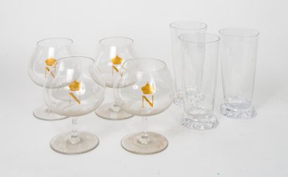 BACCARAT
Set of four cognac glasses Perfection...