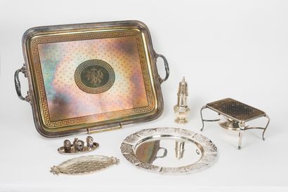 Guy DEGRENNE
Part of a silver plated menagere,...