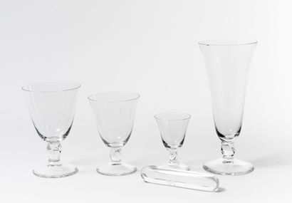 DAUM France
Part of a glass service model...