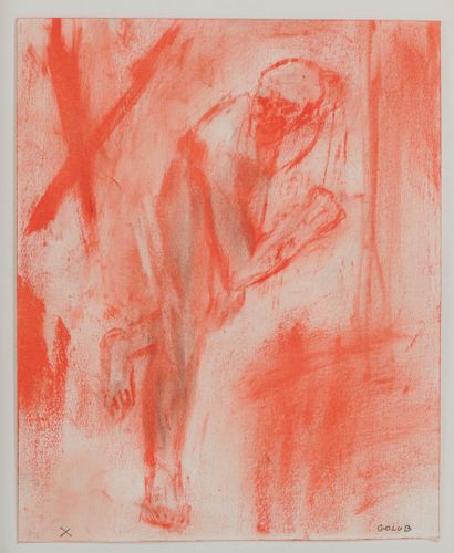 Léon GOLUB (1922-2004)
X, 2002.

Encre sur...