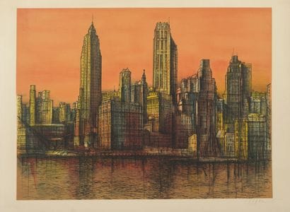 Jean CARZOU (1907-2000)
New-York, 1975.

Lithographie...