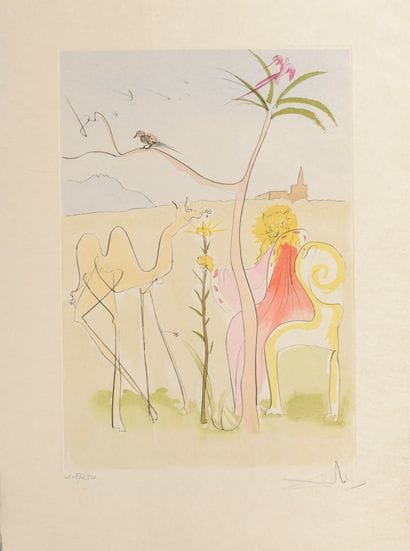 Salvador DALI (1904-1989)
La Cour du Lion,...