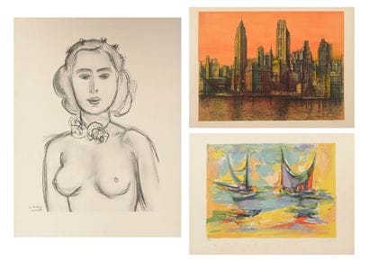 Jean CARZOU (1907-2000)
New-York, 1975.

Lithographie...