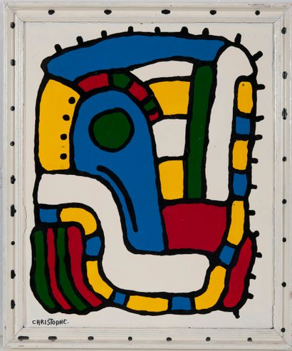 CHRISTOPHE (1961)
Sans titre. 

Acrylique...