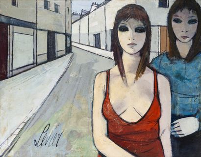 Charles LEVIER (1920-2003)
Deux femmes. 

Huile...