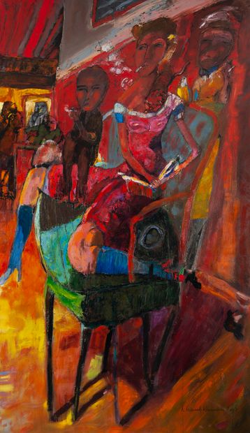 Hortense GARAND VERNAISON (1972) 
Smoking...