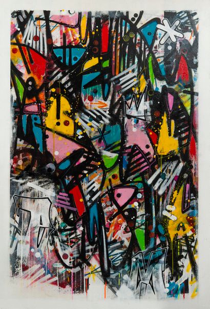 MEDRA (1972)
Sans titre, 2014.

Peinture...