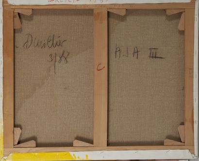 René DUVILLIER (1919-2002)
AJA III, 1988.

Huile...