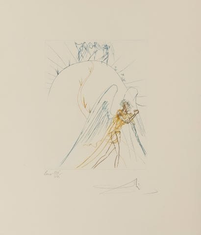 Salvador DALI (1904-1989)
Le paradis terrestre,...