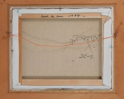 Pierre PREUX (1935)
Bord de mer, 1984. 

Huile...