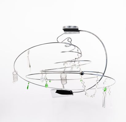 Suspension contemporaine
En métal et verre...