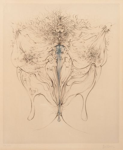 Hans BELLMER (1902-1975)
Sans titre.

Pointe-sèche...