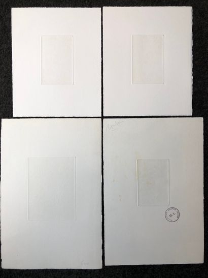 Philippe Mohlitz (1941-2019)
Lot de quatre...