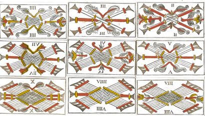 J. JERGER, France, XIXème siècle
Jeu de Tarot...