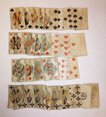 J. JERGER, France, XIXème siècle
Jeu de Tarot...