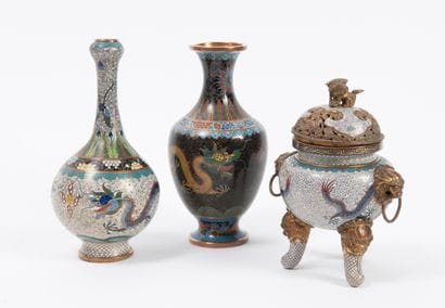 CHINE, début du XXème siècle
Lot de trois...
