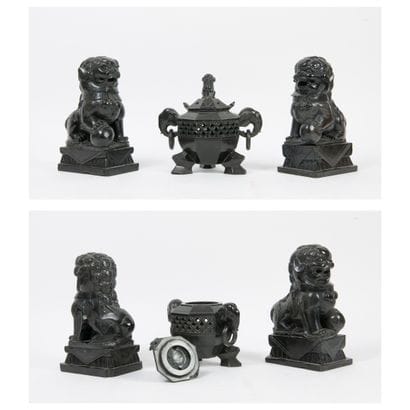CHINE, XXème siècle
- Pot-pourri octogonal...