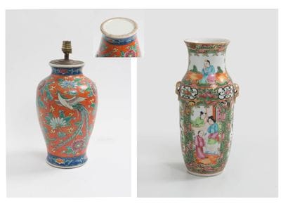 CHINE, XXème siècle
- Petit vase en porcelaine...