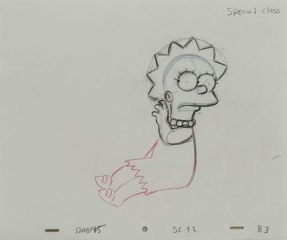 Studio Matt GROENING
Lisa. The Simpsons.

Graphite...
