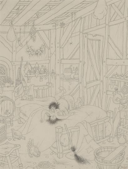 Albert DUBOUT (1905-1976)
Le Savetier, circa...