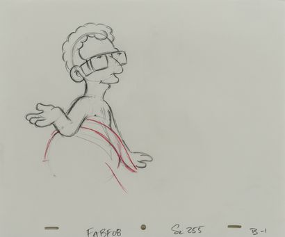 Studio Matt GROENING
Artie Ziff. The Simpsons.

Graphite...