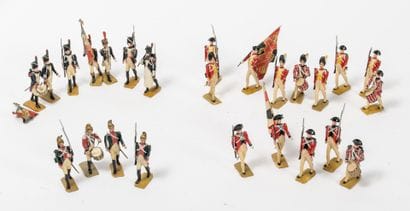 Strong lot of small soldiers and flag bearers.

In...