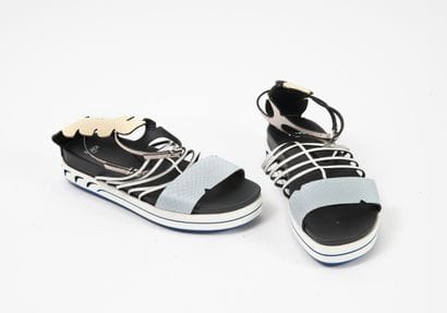 FENDI Roma
Pair of grey, taupe, beige and...