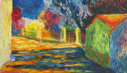 Serge MENDJISKY (1929-2017)
Rue de village,...
