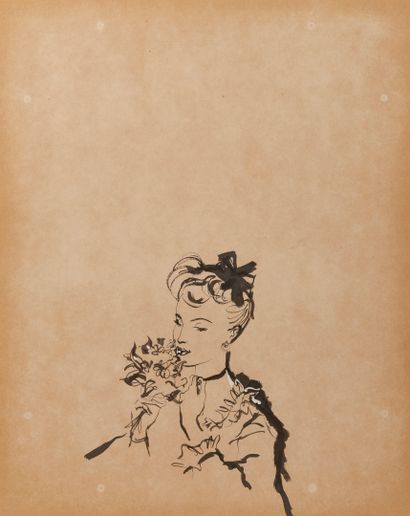 André DELFAU (1914-2000)
Women with bibs,...
