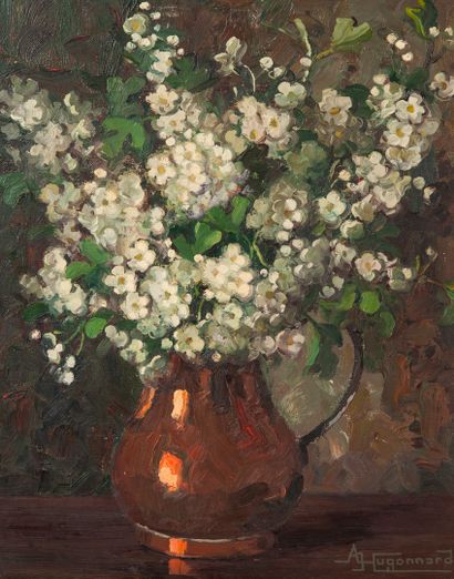 Adrienne HUGONNARD (XXème siècle) 
Bouquet...