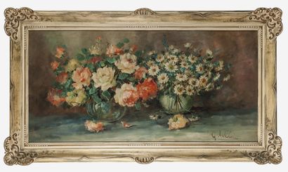 G. SABINI (XXème siècle)
Nature morte aux...